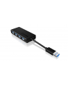 icybox IB-AC6104-B 4-portowy Hub USB 3.0 - nr 2