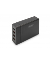 digitus Uniwersalna 4-portowa ładowarka sieciowa 240V USB Typ C (5-20V/3A/60W) 3xUSB A (5V/2.4A) PD czarna - nr 12