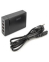 digitus Uniwersalna 4-portowa ładowarka sieciowa 240V USB Typ C (5-20V/3A/60W) 3xUSB A (5V/2.4A) PD czarna - nr 13