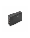 digitus Uniwersalna 4-portowa ładowarka sieciowa 240V USB Typ C (5-20V/3A/60W) 3xUSB A (5V/2.4A) PD czarna - nr 1