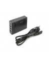 digitus Uniwersalna 4-portowa ładowarka sieciowa 240V USB Typ C (5-20V/3A/60W) 3xUSB A (5V/2.4A) PD czarna - nr 30