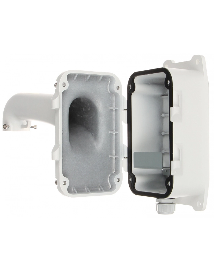 Hikvision DS-1604ZJ-box uchwyt naścienny do kamer obrotowych z puszką przyłączeniową. Pasuje do serii kamer obrotowych: 4'', 5'', 6'', 8'' główny