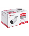 Hikvision kamera DS-2CD2043G0-I(2.8mm) w obudowie tulejowej. Rozdzielczość 4 MP, przetwornik: 1/3?, zasięg IR EXIR do 30m, obiektyw: 2.8mm/F1.6, kąt poziomy: 98°, wbudowany sklot na kartę microSD do 128GB, zasilanie 12VDC/PoE - nr 6