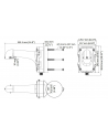 Hikvision DS-1604ZJ-pole adapter nasłupowy z uchwytem do kamer obrotowych. Średnica słupa ?67-127mm. Pasuje do serii kamer obrotowych: 4'', 5'', 6'', 8'' - nr 9