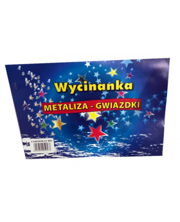 cormoran Wycinanka A4 metalizowana - gwiazdki