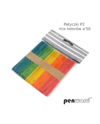 polsirhurt Patyczki drewniane P2 mix kol. p50