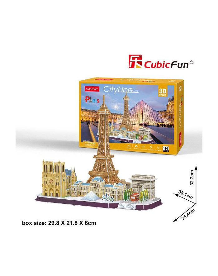 dante Puzzle 3D City Line Paris MC254H główny