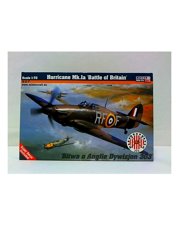 olymp aircraft Model samolotu Hurricane Mk.Ia "Battle of Britain" D-180 główny
