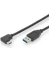 assmann Kabel połączeniowy USB 3.1 Gen.2 SuperSpeed+ 10Gbps Typ-C 90 stopni /USB A M/M, PD kątowy czarny 1m - nr 10