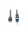 assmann Kabel połączeniowy USB 3.1 Gen.2 SuperSpeed+ 10Gbps Typ USB C/B M/M Power Delivery, czarny, 1m - nr 10