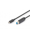 assmann Kabel połączeniowy USB 3.1 Gen.2 SuperSpeed+ 10Gbps Typ USB C/B M/M Power Delivery, czarny, 1m - nr 11