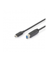 assmann Kabel połączeniowy USB 3.1 Gen.2 SuperSpeed+ 10Gbps Typ USB C/B M/M Power Delivery, czarny, 1m - nr 13