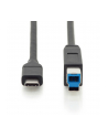 assmann Kabel polaczeniowy USB 3.1 Gen.2 SuperSpeed+ 10Gbps Typ USB C/B M/M Power Delivery, czarny, 1,8m - nr 10