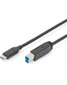 assmann Kabel polaczeniowy USB 3.1 Gen.2 SuperSpeed+ 10Gbps Typ USB C/B M/M Power Delivery, czarny, 1,8m - nr 14