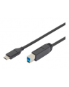 assmann Kabel polaczeniowy USB 3.1 Gen.2 SuperSpeed+ 10Gbps Typ USB C/B M/M Power Delivery, czarny, 1,8m - nr 16