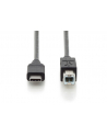 assmann Kabel polaczeniowy USB 2.0 HighSpeed Typ USB C/B M/M, Power Delivery, czarny 1,8m - nr 10