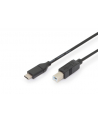 assmann Kabel polaczeniowy USB 2.0 HighSpeed Typ USB C/B M/M, Power Delivery, czarny 1,8m - nr 11