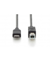 assmann Kabel polaczeniowy USB 2.0 HighSpeed Typ USB C/B M/M, Power Delivery, czarny 1,8m - nr 2