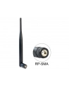 DeLOCK WLAN antenna 802.11 b/g/n - black - RP-SMA connector 5 omnidirektional - nr 8