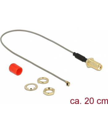 DeLOCK blue>MHF/U.FL-LP-068 St 20cm - antenna cable with ferrite core