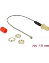 DeLOCK PR-SMA blue>MHF/U.FL-LP-068 St 10cm - antenna cable with ferrite core - nr 6