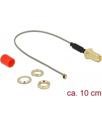 DeLOCK PR-SMA blue>MHF/U.FL-LP-068 St 10cm - antenna cable with ferrite core