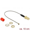 DeLOCK blue>MHF/U.FL-LP-068 St 10cm - antenna cable with ferrite core - nr 1