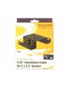 DeLOCK mounting frame 2x 2.5'' to 5.2'' black - nr 2