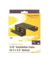 DeLOCK mounting frame 2x 2.5'' to 5.2'' black - nr 9