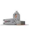 Lindy port lock 4pcs. - Code Orange - nr 34