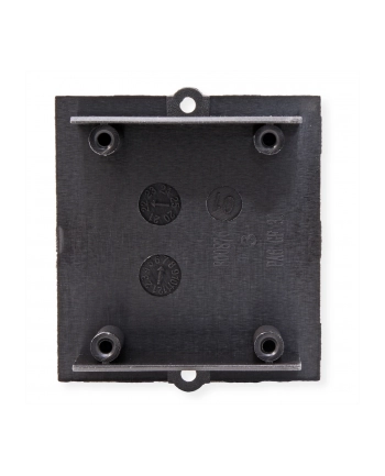 Bachmann frame blind with screw-on dome - black