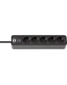 Brennenstuhl Ecolor power strip 5-fold black - nr 12