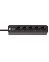 Brennenstuhl Ecolor power strip 5-fold black - nr 5