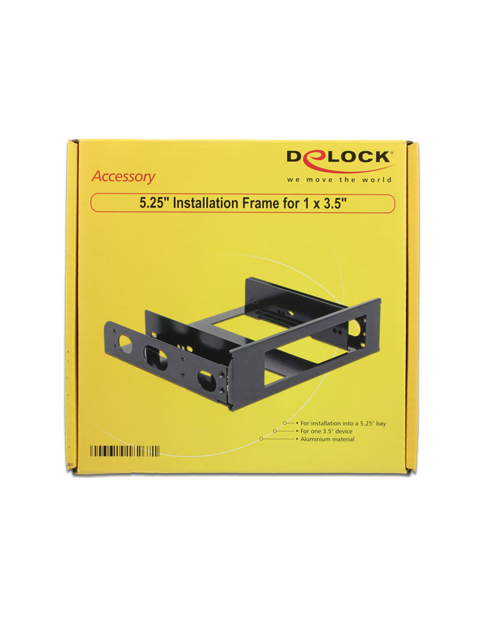 DeLOCK mounting frame 3˝ bk główny