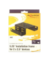 DeLOCK mounting frame 2x 2.5'' to 5.2'' black - nr 4