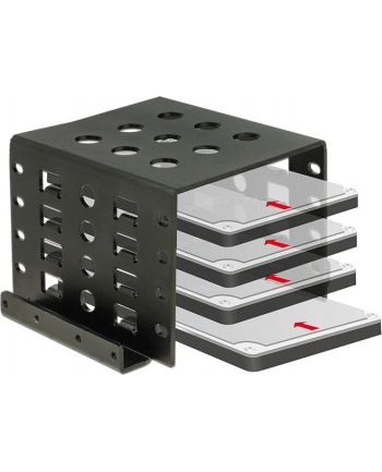 DeLOCK mounting frame 4x 2.5'' to 3.5'' black nr 2