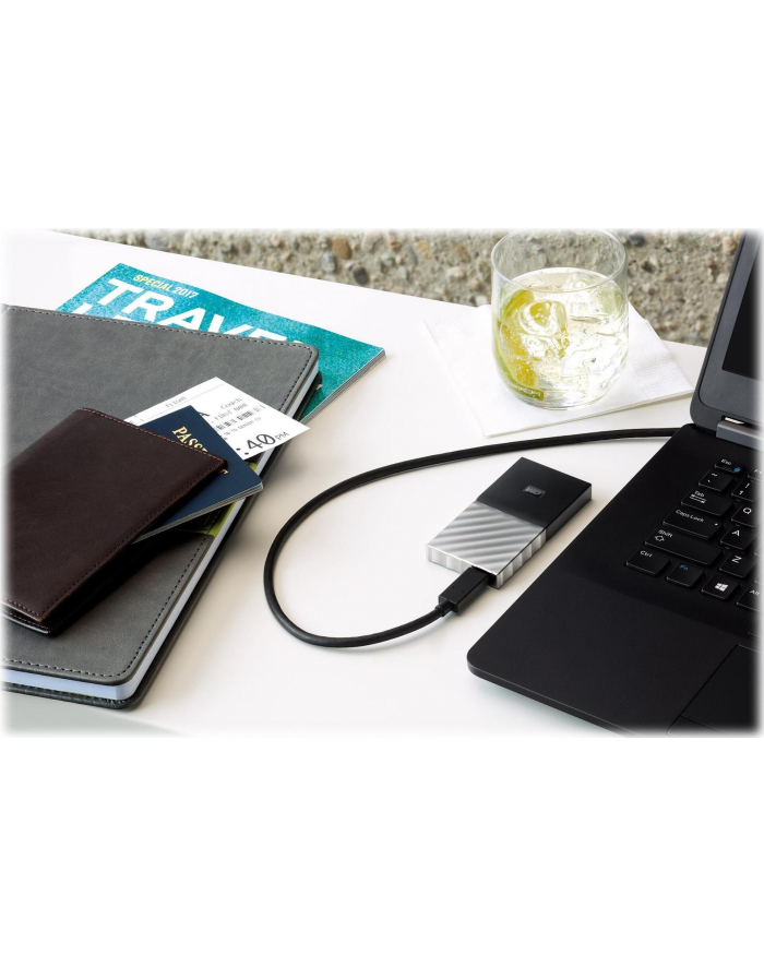 western digital WD My Passport SSD 2 TB SSD - USB-C 3.1 - black/silver główny
