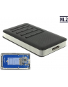 DeLOCK External housing M.2/KeyB SSD->USB 3.0 B - Socket with encryption function - nr 8