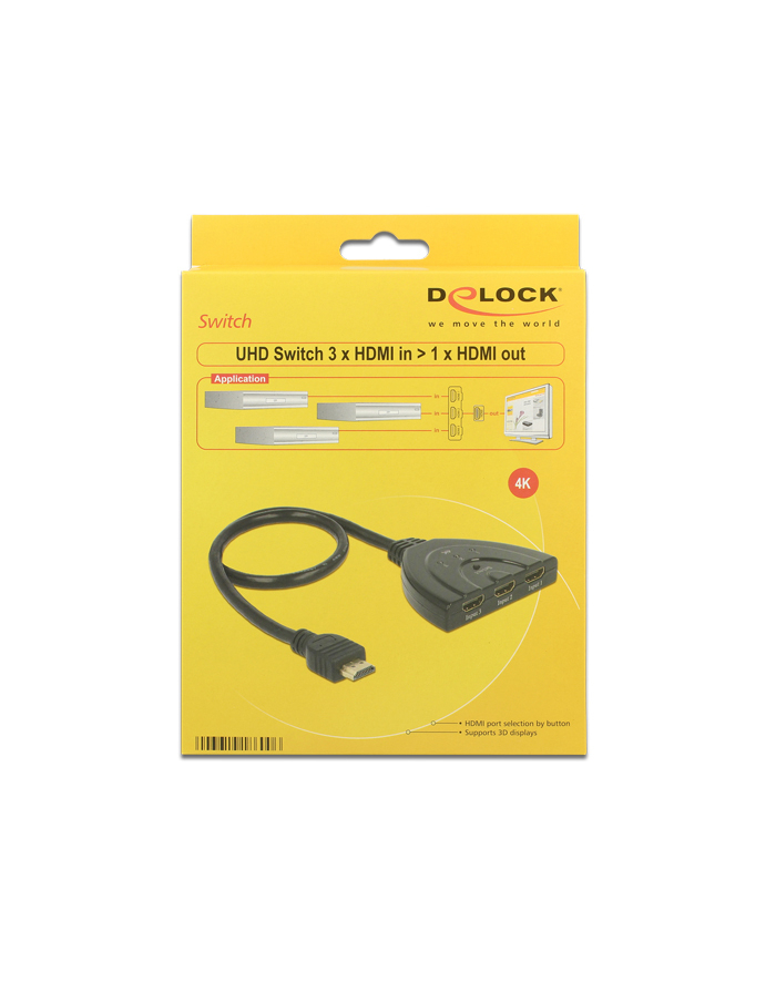 DeLOCK Splitter 1xHDMI in>3xHDMI 4K główny