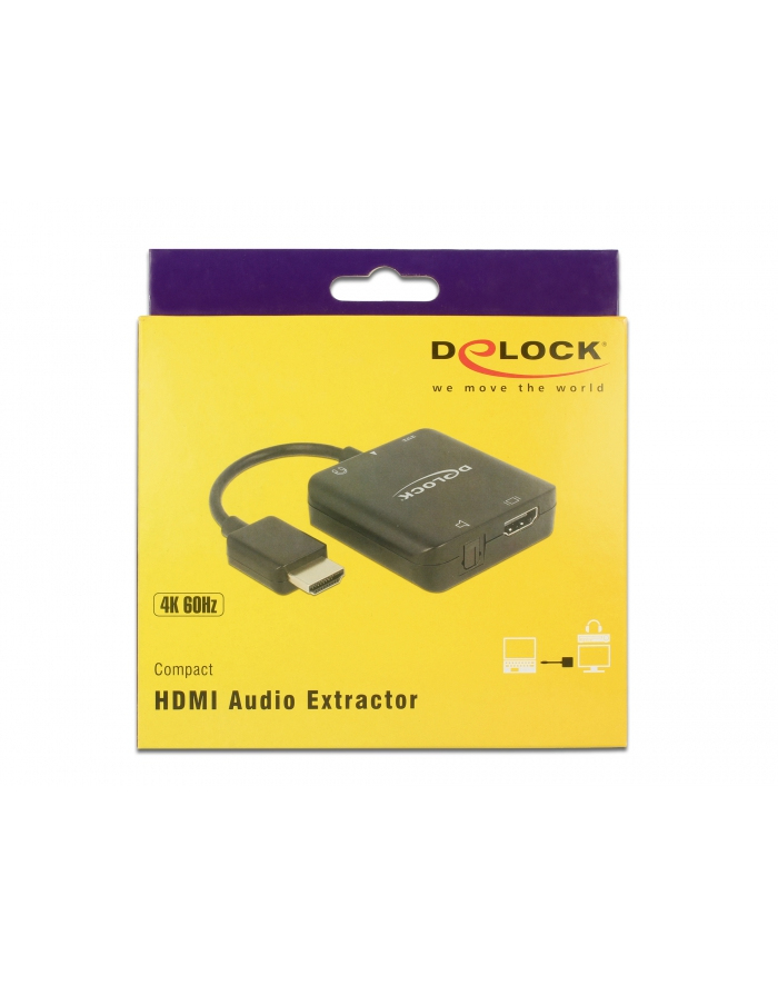 DeLOCK HDMI Audio Extractor 4K 60 Hz kom główny