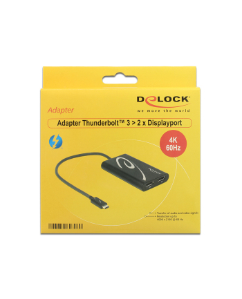 DeLOCK Thunderbolt 3> DP x2 Adapter