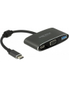 DeLOCK C St>VGA blue +USB A +USB C PD - nr 10