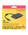 DeLOCK C St>VGA blue +USB A +USB C PD - nr 9