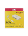 DeLOCK Adap. C St>VGA/HDMI/DVI blue wh - nr 17