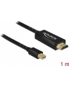 DeLOCK miniDP - HDMI A St-St - black 1m - Mini Displayport 1.1 - nr 13