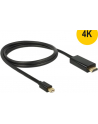 DeLOCK miniDP - HDMI A St-St - black 1m - Mini Displayport 1.1 - nr 18