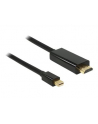 DeLOCK miniDP - HDMI A St-St - black 1m - Mini Displayport 1.1 - nr 24