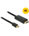 DeLOCK miniDP - HDMI A St-St - black 1m - Mini Displayport 1.1 - nr 25