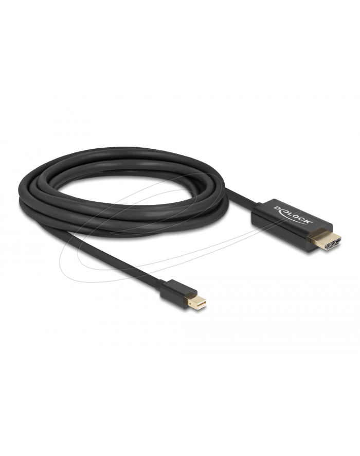 DeLOCK miniDP - HDMI A St-St - black 1m - Mini Displayport 1.1 główny