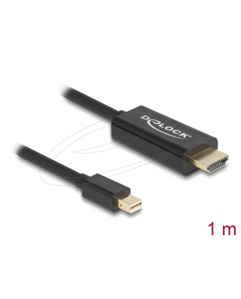 DeLOCK miniDP - HDMI A St-St - black 1m - Mini Displayport 1.1 nr 2